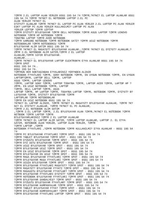 TORBALI laptop alanlar 0551 648 04 92