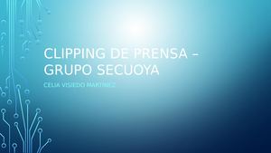 Clipping De Prensa Grupo Secuoya