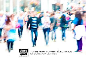 Totem-Coffret Boite Aux Lettres-SINEU GRAFF-FR