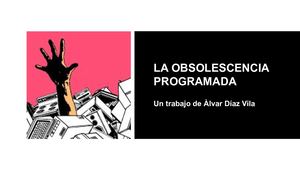Obsolescencia Programada