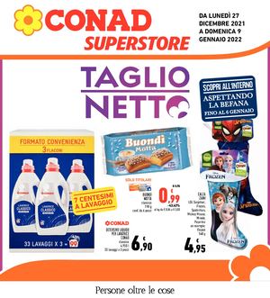 Volantino Conad Superstore Lazio Nord Ovest 27 Dicembre 09 Gennaio
