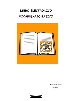 Cuaderno Pictogramas Vocabulario Básico