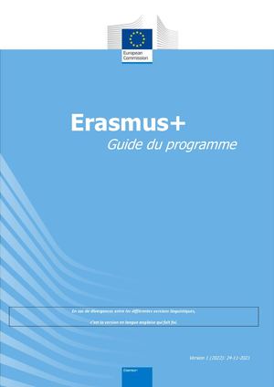 2022 Erasmus+ Programme Guide [FR]