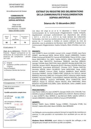CC 2021 267 DFI - Rapport Quinquennal Attributions Compensation 2017 2021