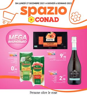 Volantino Conad Spazio Piemonte Nord Ovest 27 Dicembre 06 Gennaio