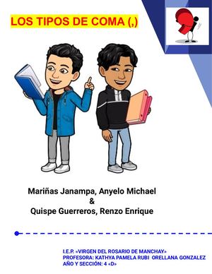 Tipos de coma (,)