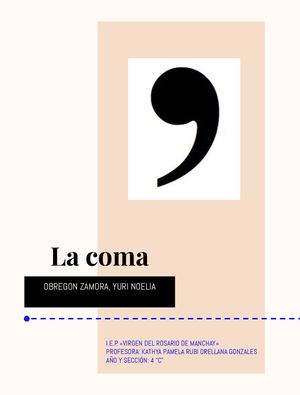 Cartilla Sobre La Coma