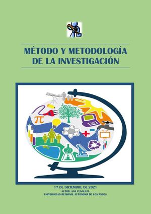 Método Y Metodología De La Investigación
