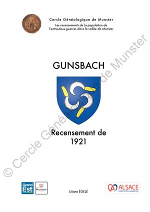 Gunsbach 1921 (extraits)