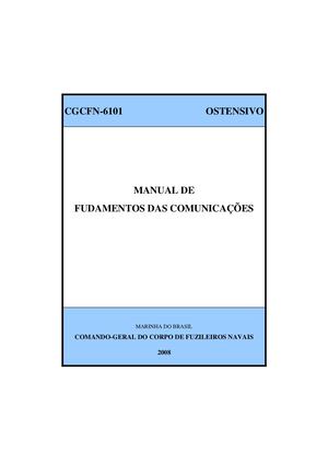 CGCFN-6101 - Manual de Fundamentos das Comunicações