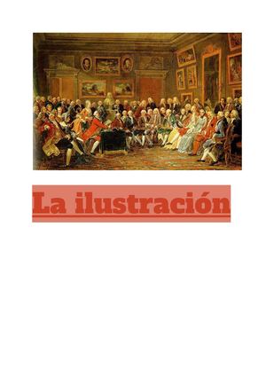 Trabajo historia La Ilustración