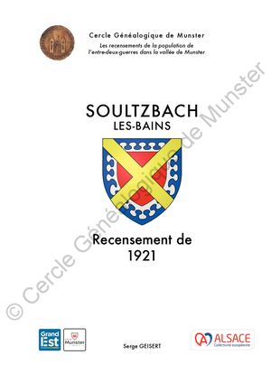 Soultzbach 1921 (Extraits)