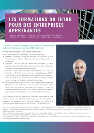 Les Formations Du Futur Pour Entreprises Apprenantes Conférences Nx Se Manon Ecole
