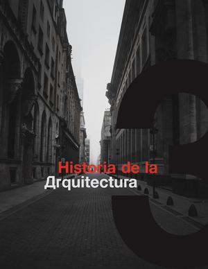 Historia De La Arquitectura III
