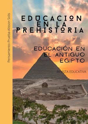 Educación En La Prehistoria