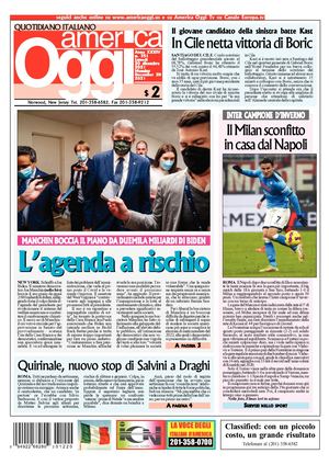 America Oggi 20 Dicembre 2021