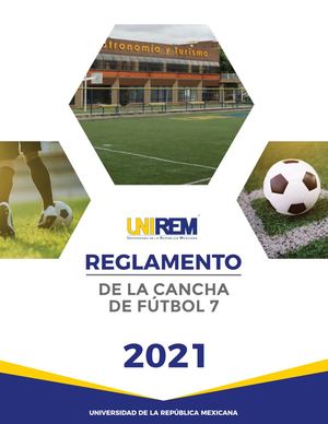 3 Reglamento Cancha De Futbol 7 Vc