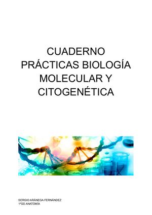 Cuaderno Prácticas Biología Molecular Y Citogenética