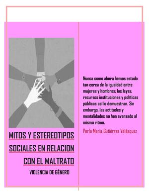 Mitos Y Estereotipos De La Violencia Contra La Mujer
