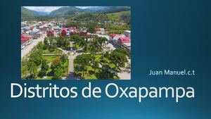 Distritos De Oxapampa
