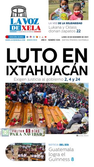 EDICIÓN DIGITAL #1044 del diario LA VOZ DE XELA