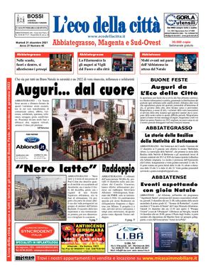 L'eco della città del 21 dicembre 2021