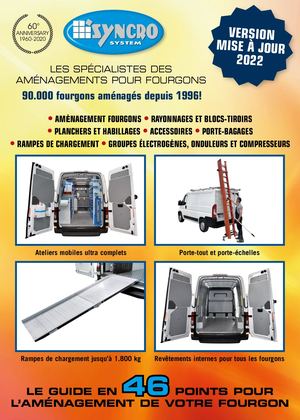 Syncro System Guida 46 Punti All'allestimento del Furgone Francese