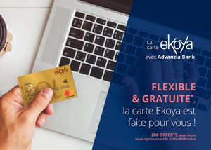 Le carte Ekoya avec Advanzia Bank - JANVIER 2022