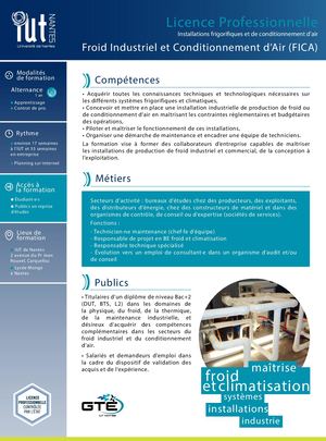 Licence professionnelle FICA