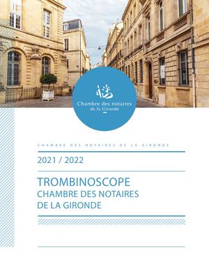 Trombinoscope Chambre des notaires 2021 2022