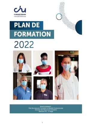 Plan De Formation 2022