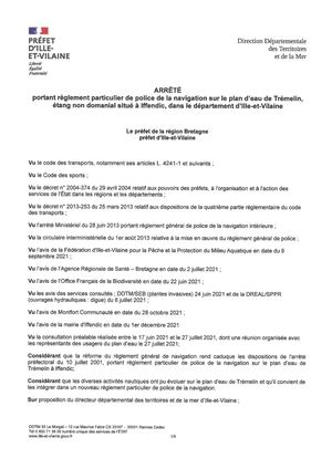 Arrêt Navigation Du 22 12 2021