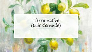 Presentación Tierra Nativa (Cernuda)