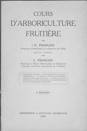 Cours D'arboriculture Fruitiere II