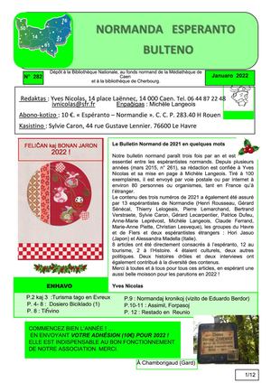 Normanda Bulteno Januaro 2022
