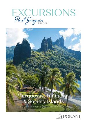 Excursions book EN - Marquesas, Tuamotus, & Society Islands - PAUL GAUGUIN Cruises