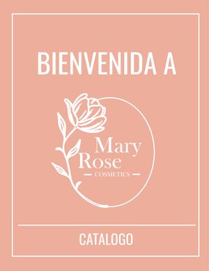 Catalogo Mary Rosa En Terminado