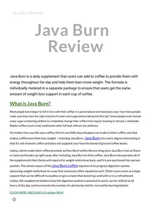 Calaméo - Java Burn Reviews21