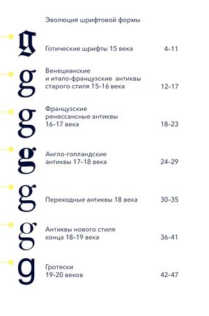 эволюция буквы G