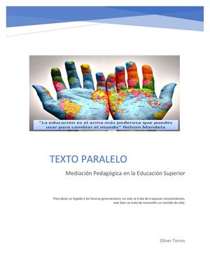 Texto Paralelo *Mediación En La Pedagogía*