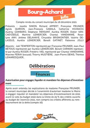 Ba Info du 16 décembre 2021