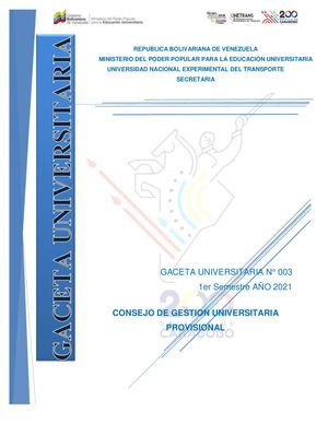 1 Gaceta Universitaria Unetrans 2021 1