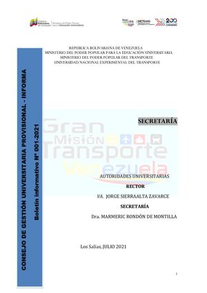 1 Boletin Informativo Del Cgup Unetrans 1 2021