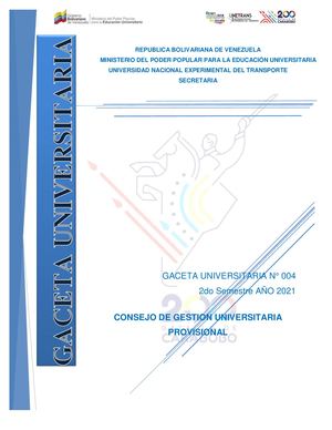 2 Gaceta Universitaria Unetrans 2021 2