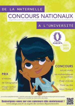 Concours nationaux AMOPA - Niveau collège