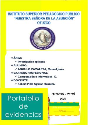 Portafolio Integrado Computacion E Informática X