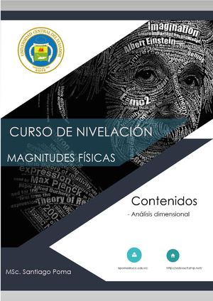 Física - Clase No S2 Análisis Dimensional