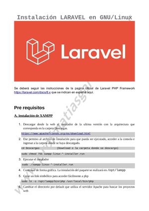Como instalar Laravel Framework en GNU Linux