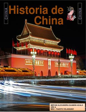 Historia De La Civilización China Antigua