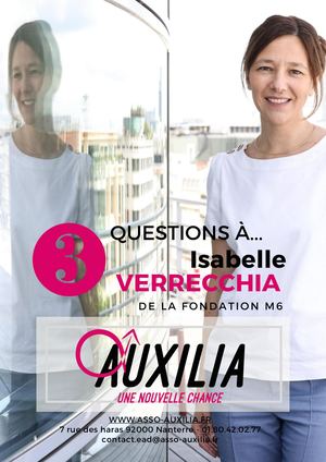 3 questions à Isabelle Verrecchia - Fondation M6